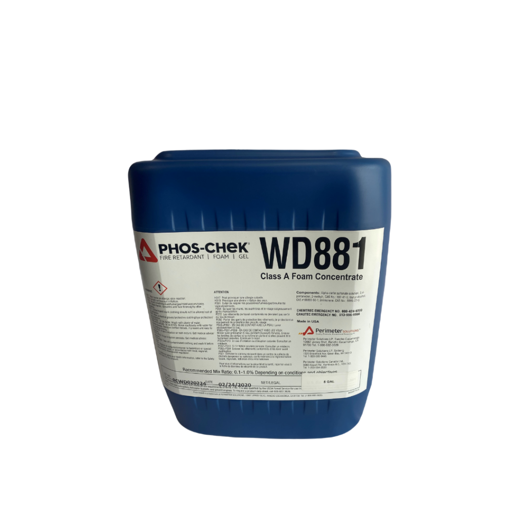 PHOS-CHEK blue container