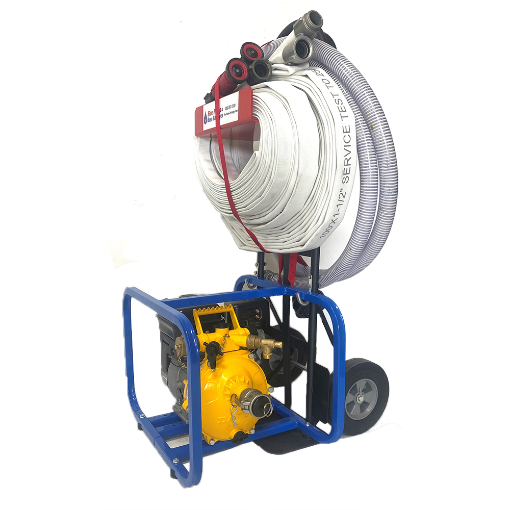 A complete fire pump package